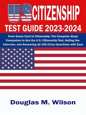 cover image of US Citizenship Test Guide 2023-2024